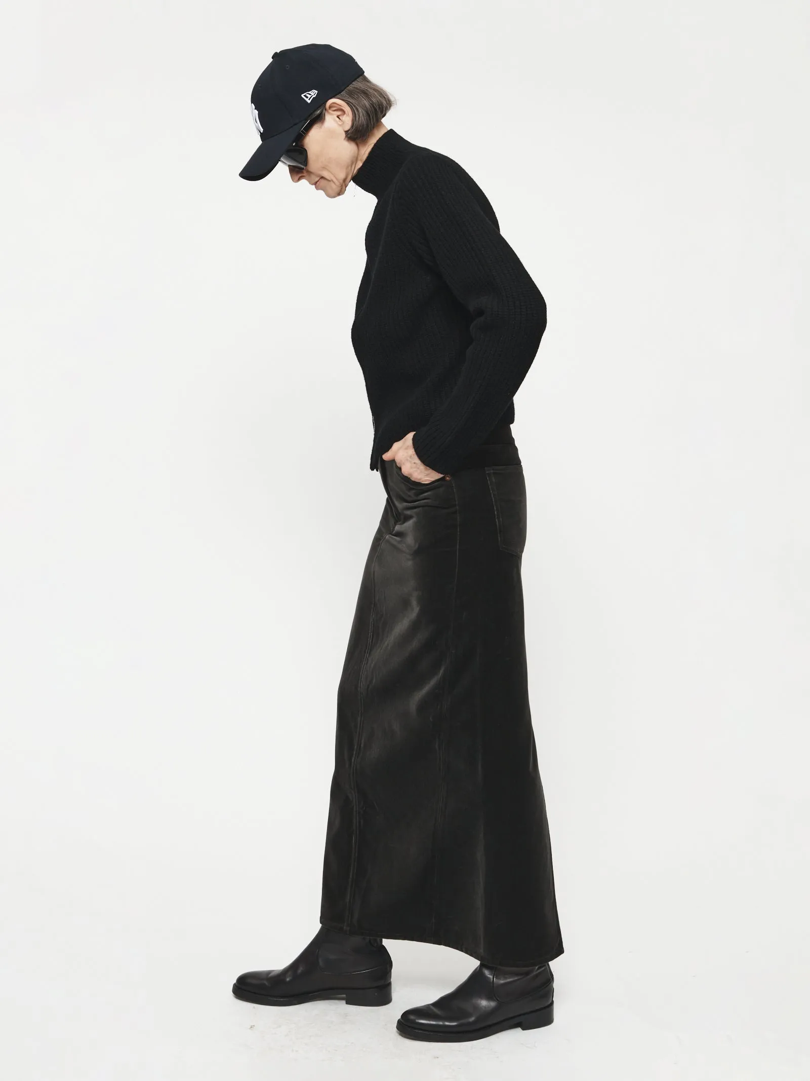 Velvet Long Skirt Mercury sold by 6397 product image thumbnail 3