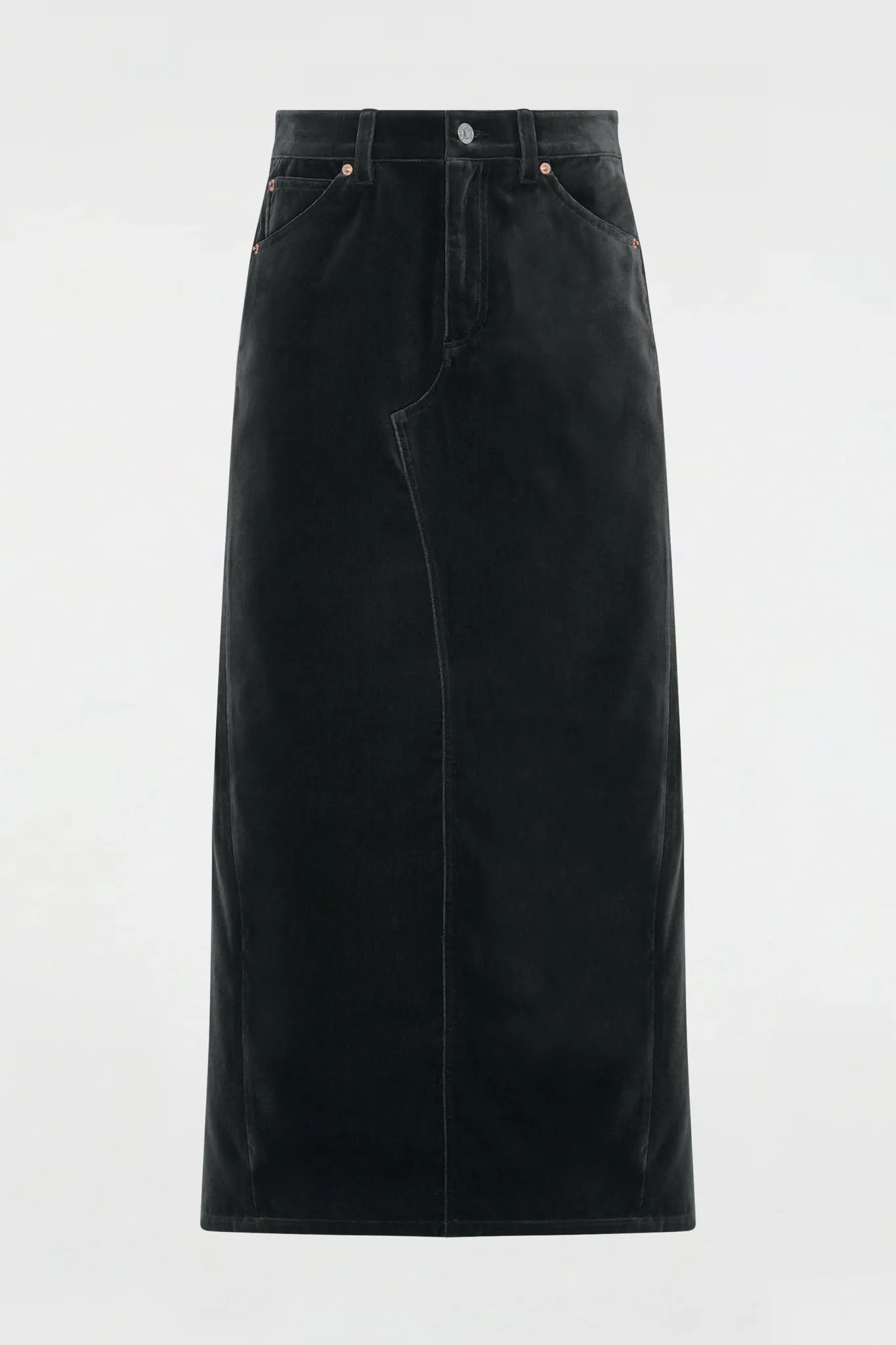 Velvet Long Skirt Mercury sold by 6397 product image thumbnail 5