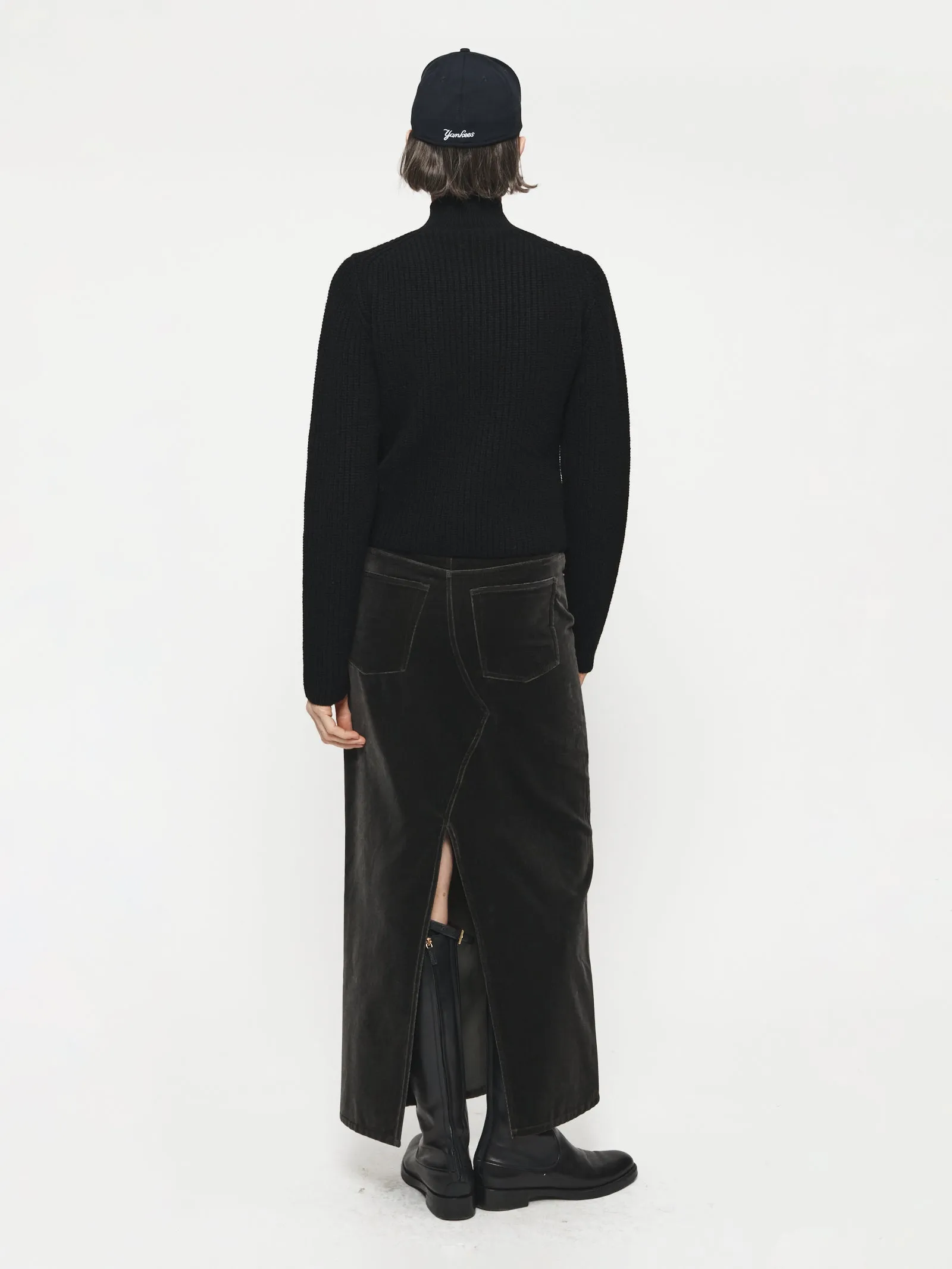 Velvet Long Skirt Mercury sold by 6397 product image thumbnail 4