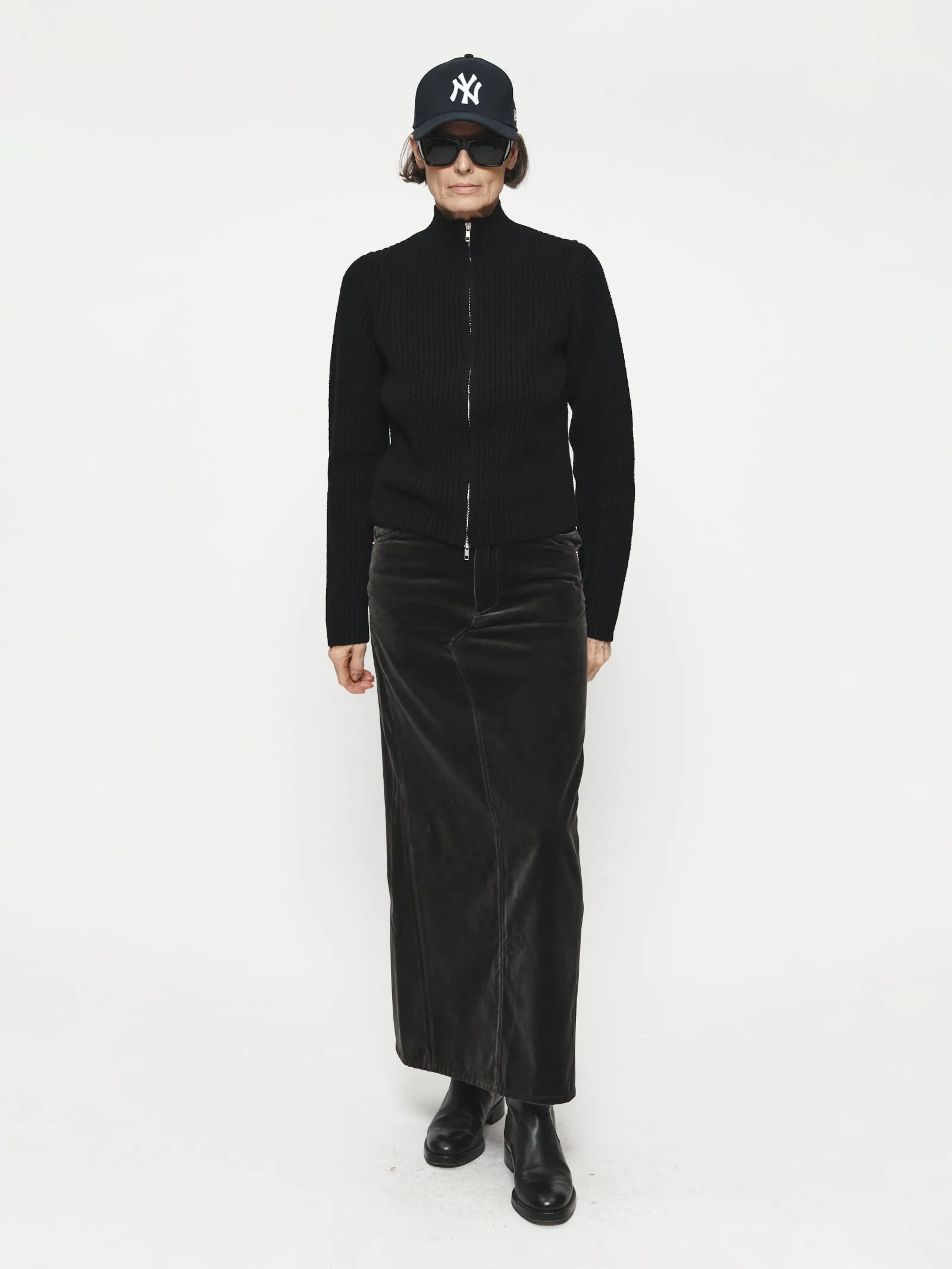 Velvet Long Skirt Mercury sold by 6397 product image thumbnail 2