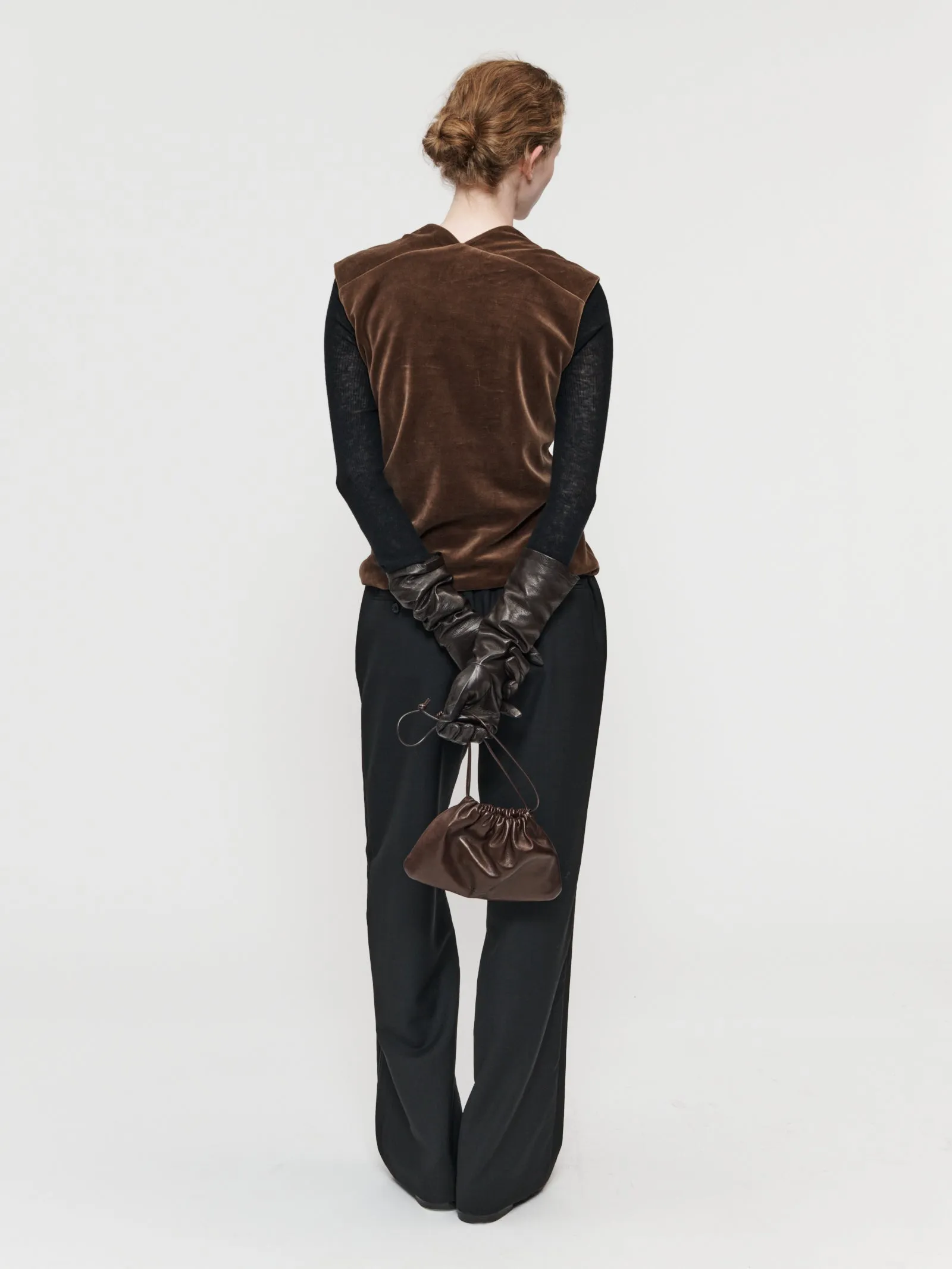 Twisted Velour Vest Mink sold by 6397 product image thumbnail 3