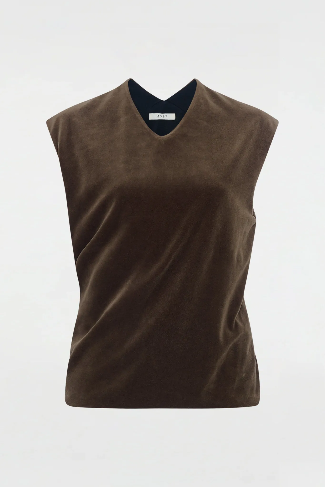 Twisted Velour Vest Mink sold by 6397 product image thumbnail 5