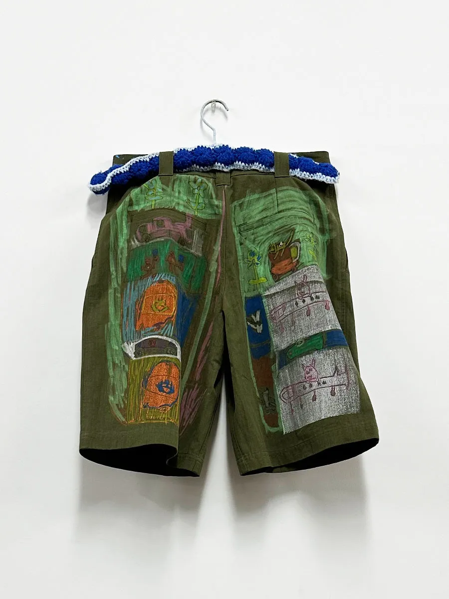 Isabel Gallegos Olive Short Suit sold by 6397 product image thumbnail 5