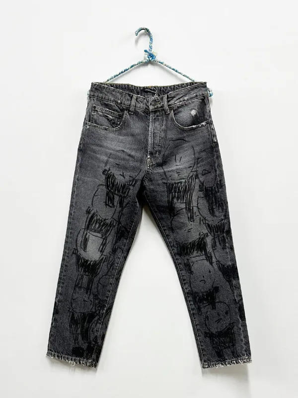 Donald Mitchell Black Jeans made by 6397