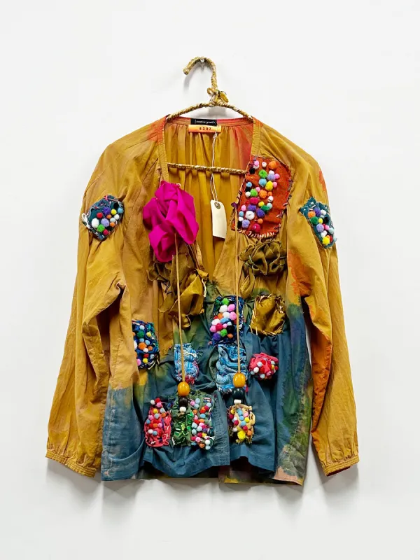 Lisa Lipton Yellow Peasant Blouse made by 6397