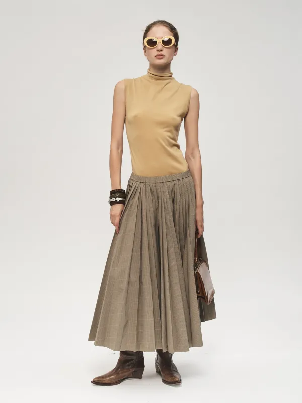 Roll Neck Tank Maize made by 6397