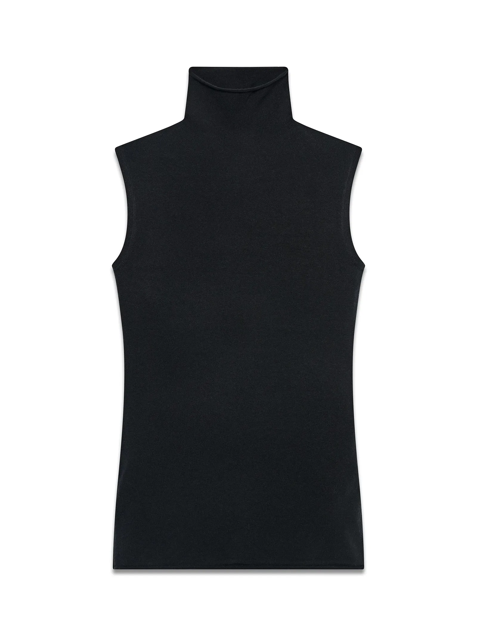 Roll Neck Tank Black sold by 6397 product image thumbnail 3