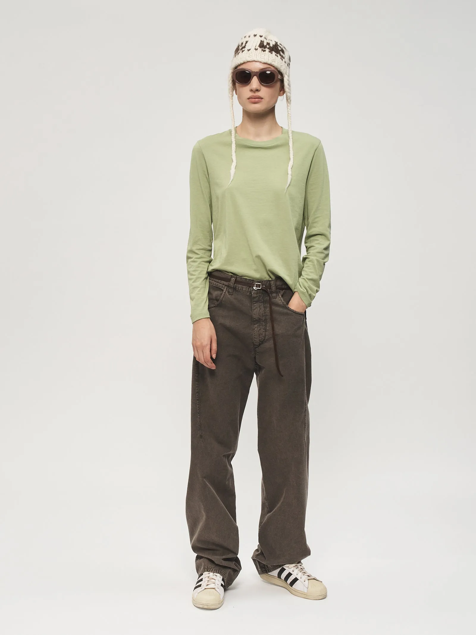 Darted Pant Olive sold by 6397