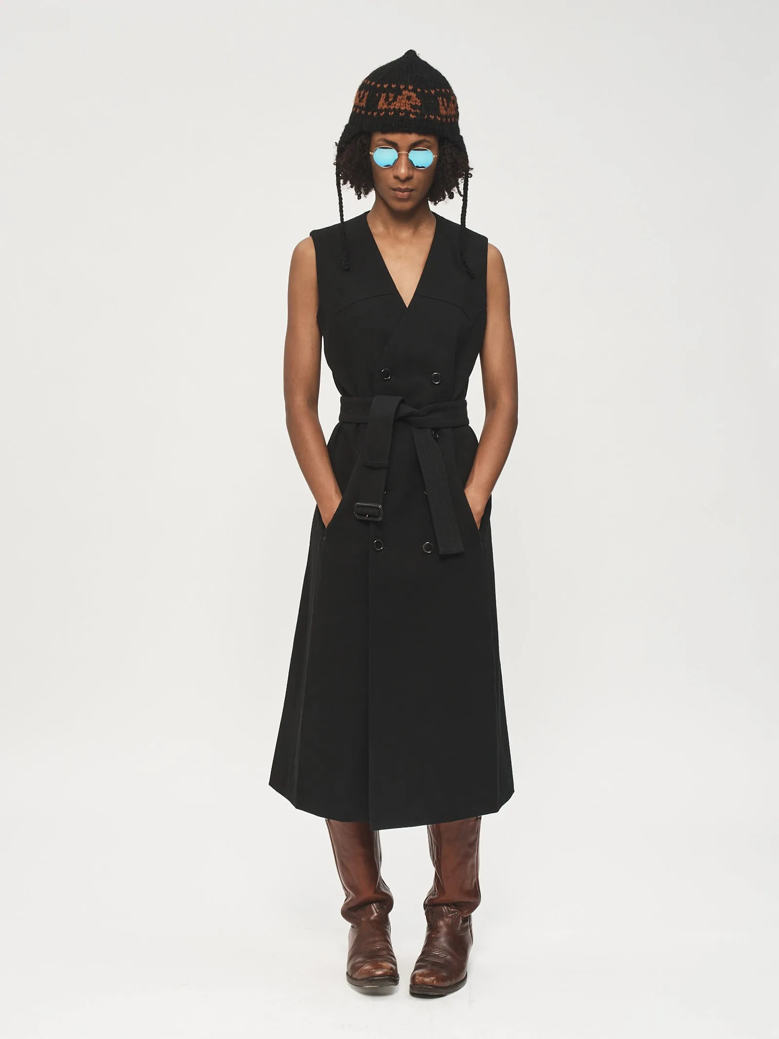 DB Belted Dress Black sold by 6397