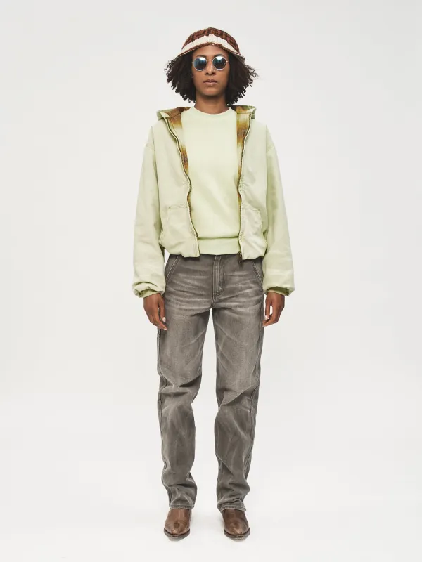 Zip-Up Hoodie Limestone sold by 6397