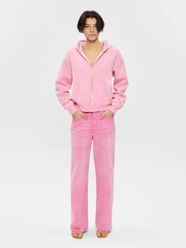 Zip Up Hoodie Pink Panther made by 6397