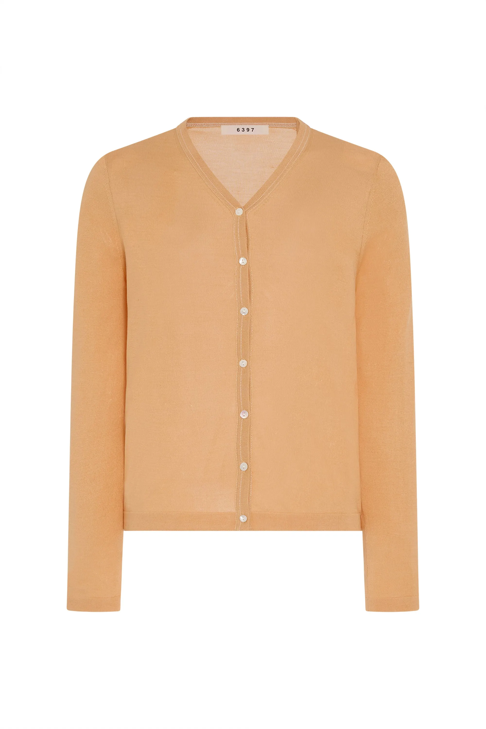 Contrast Stitch Cardigan Creamsicle sold by 6397 product image thumbnail 4