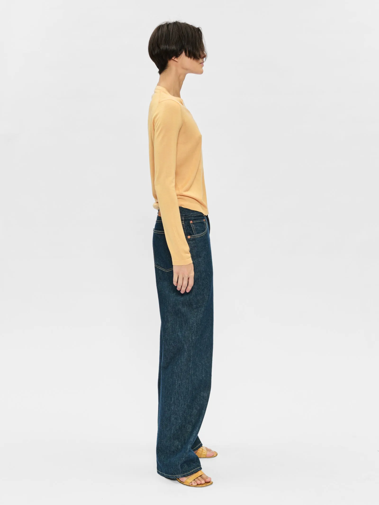 Contrast Stitch Cardigan Creamsicle sold by 6397 product image thumbnail 2