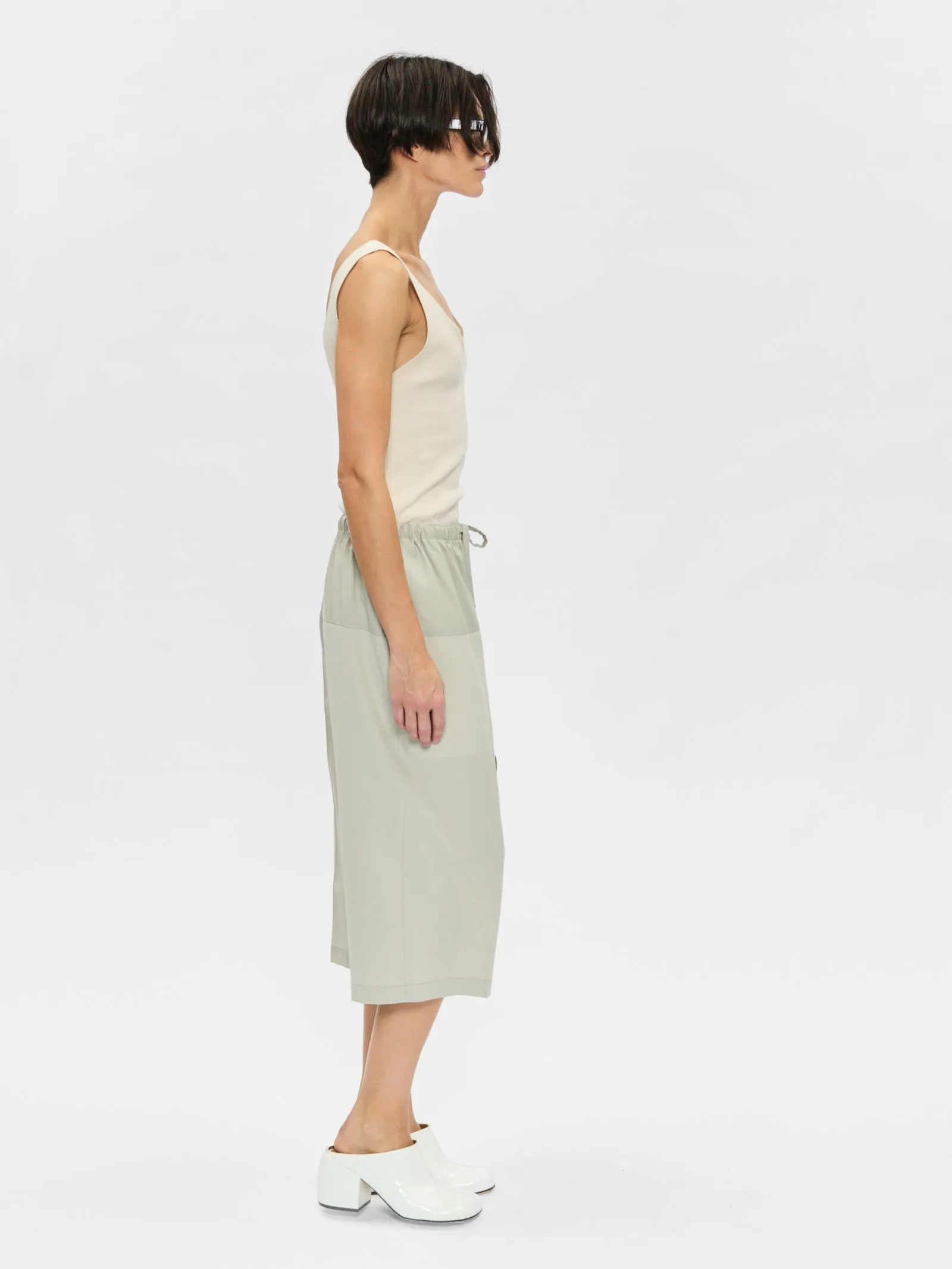 Cropped Drawstring Pant Stone sold by 6397 product image thumbnail 3