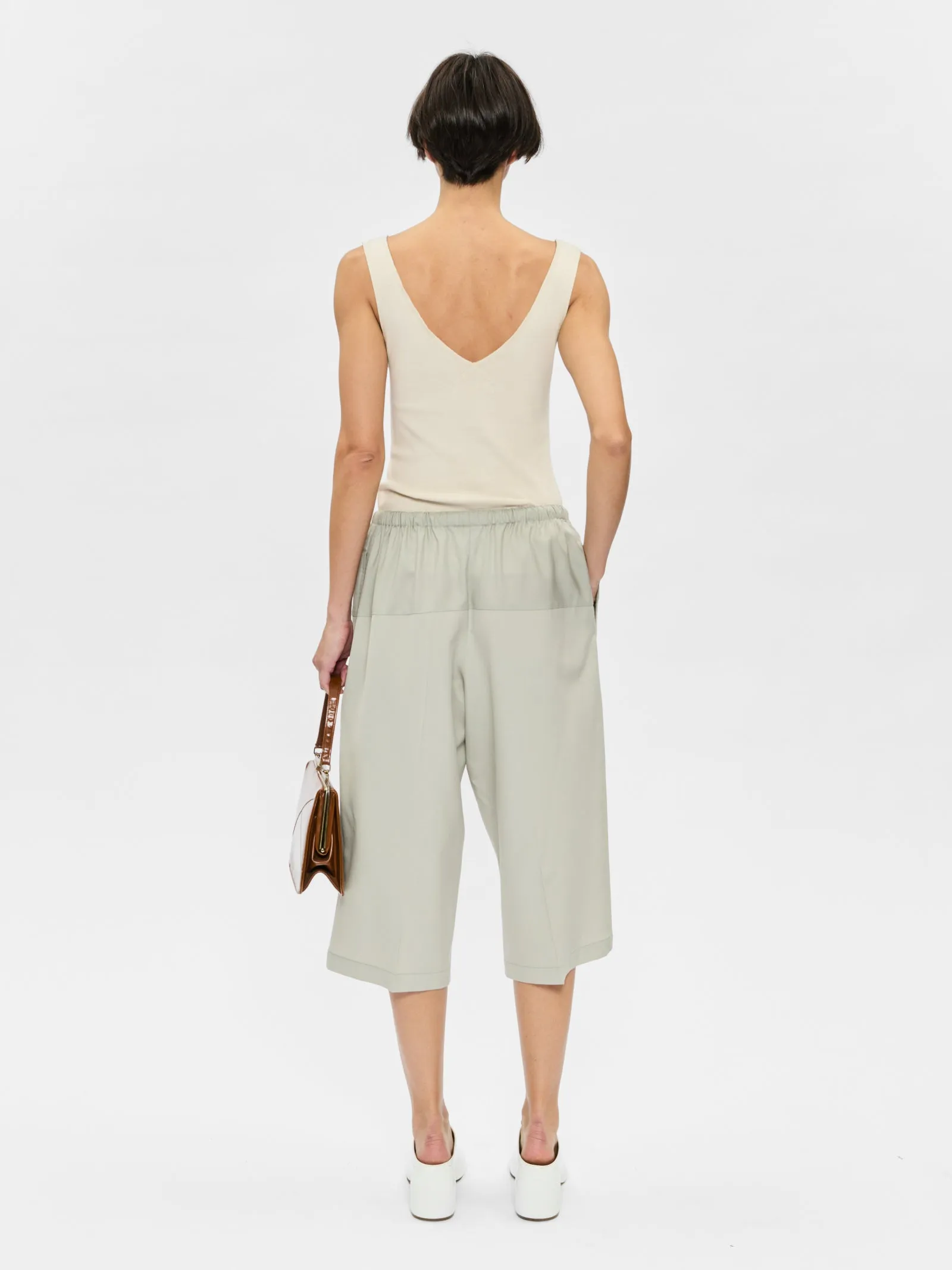 Cropped Drawstring Pant Stone sold by 6397 product image thumbnail 4