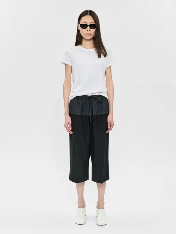 Cropped Drawstring Pant Jet made by 6397
