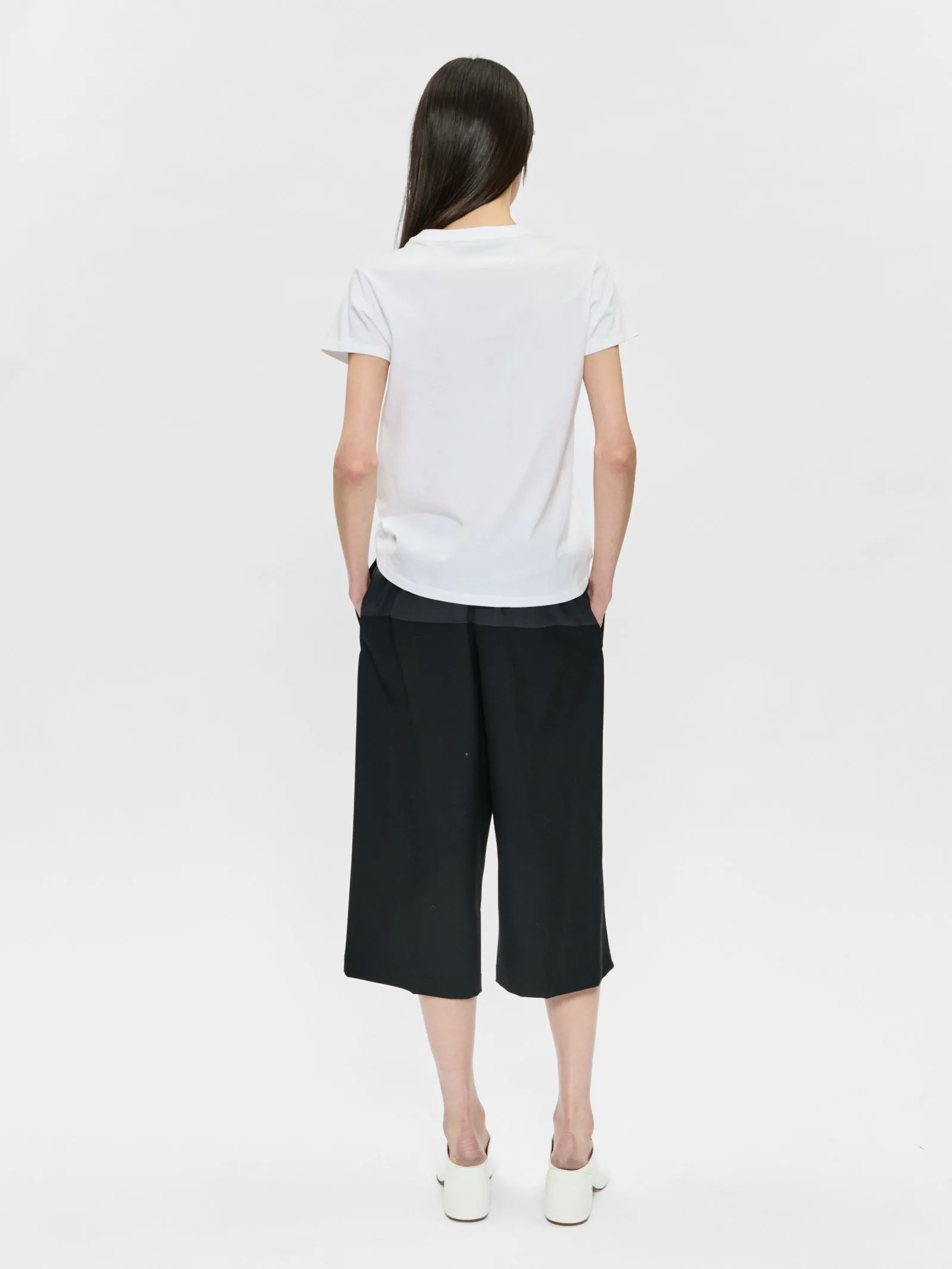 Cropped Drawstring Pant Jet sold by 6397 product image thumbnail 3