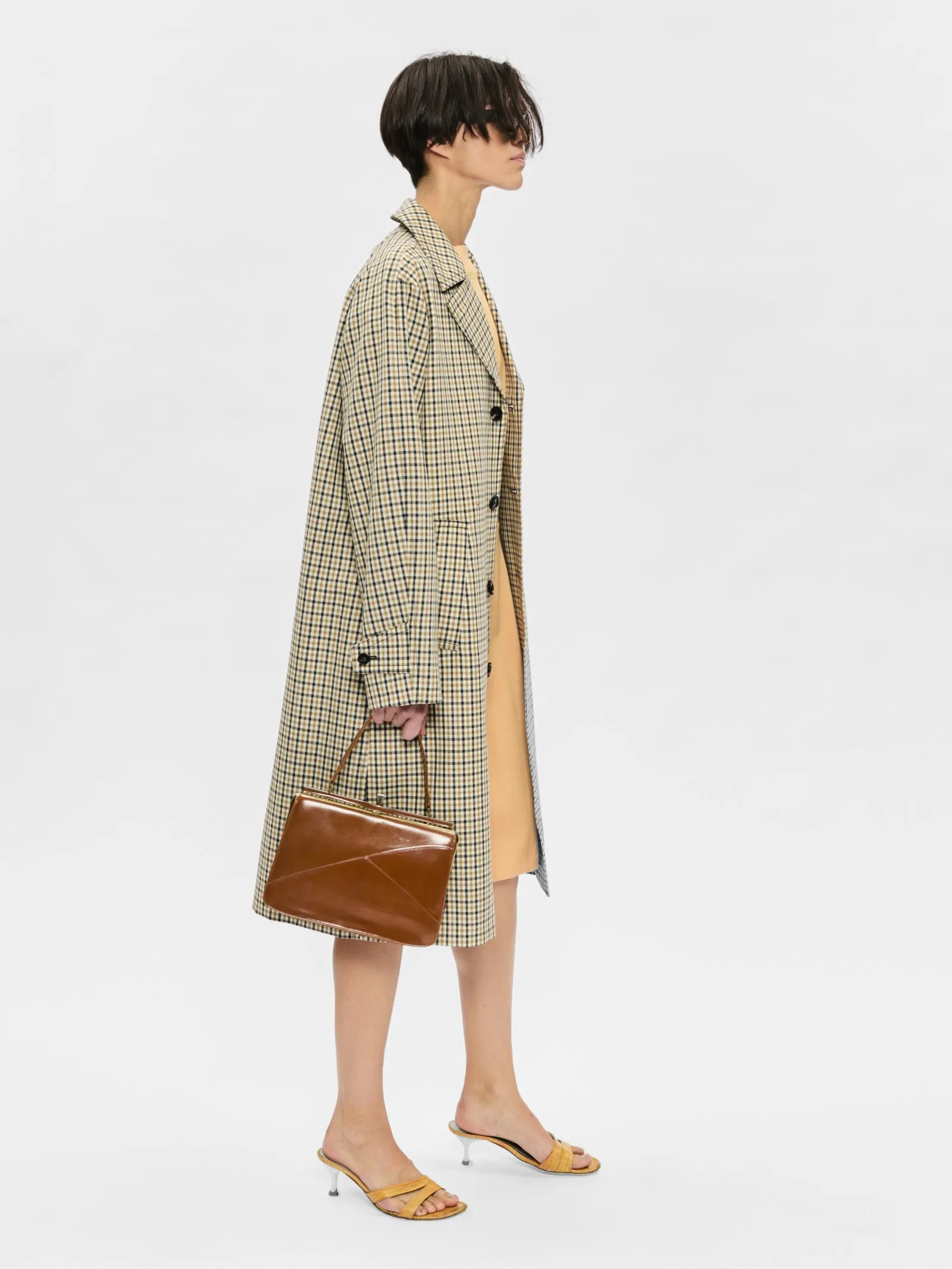 Motoring Coat Blonde Check sold by 6397 product image thumbnail 2