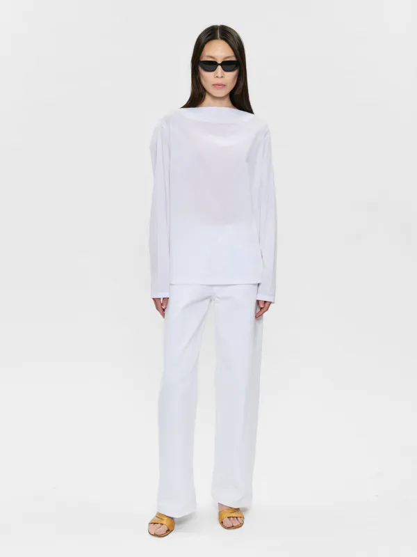 Bateau Shirt White made by 6397