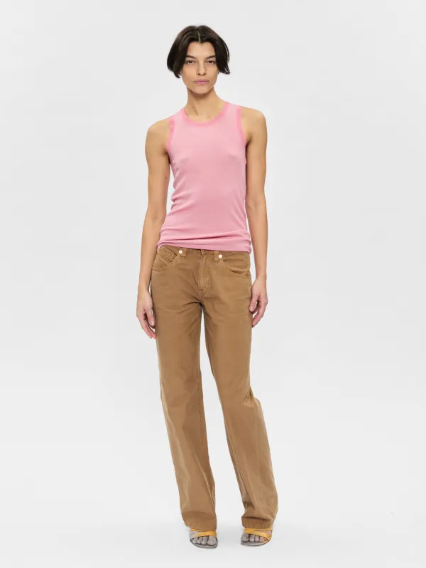 Slim Bootcut Trouser Tawny made by 6397