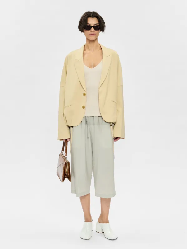 Relaxed Cardigan Blazer Blonde made by 6397