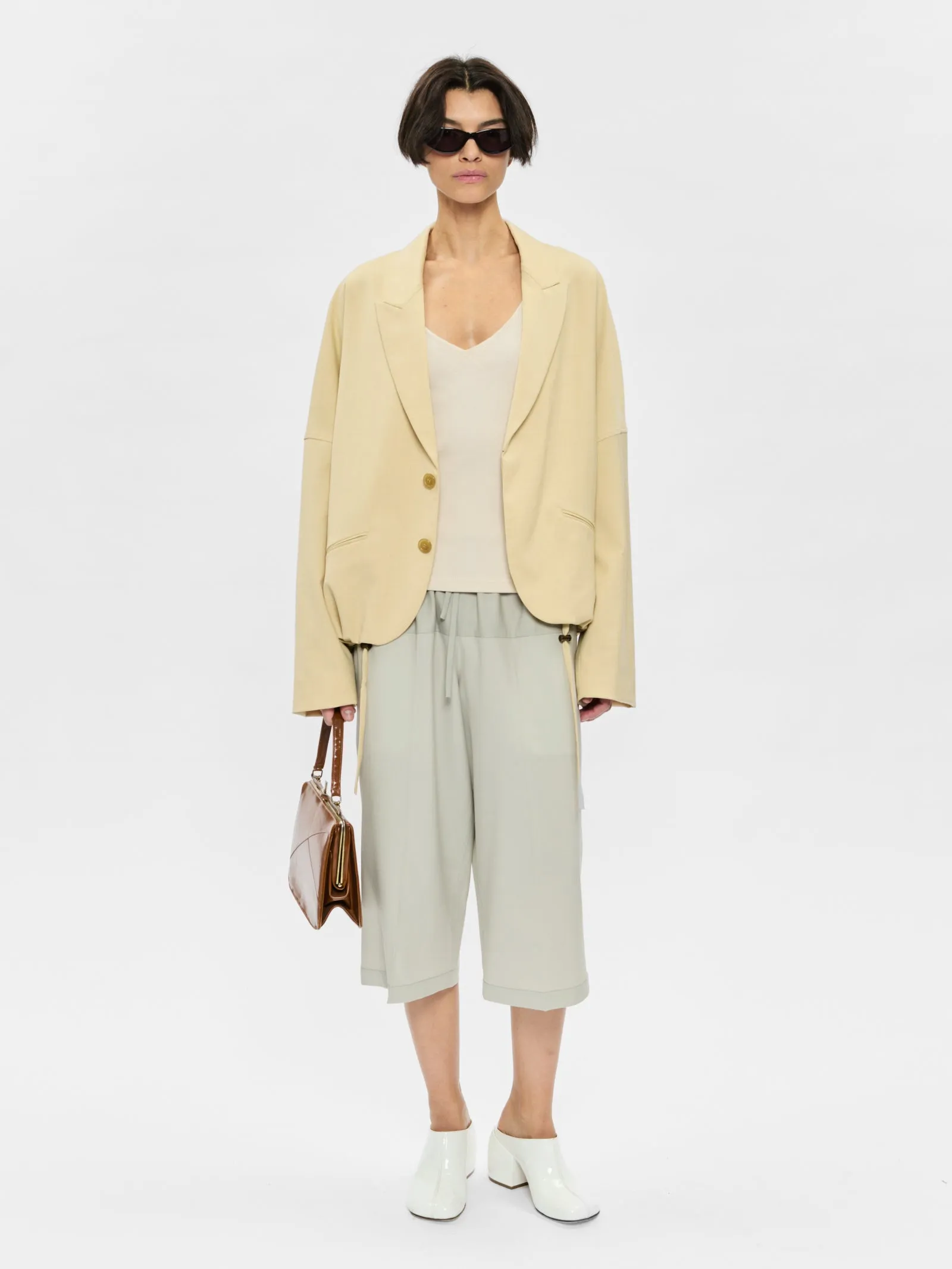 Relaxed Cardigan Blazer Blonde sold by 6397