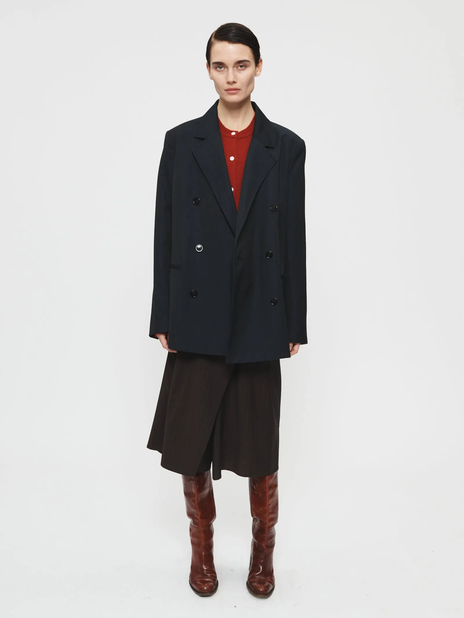 Double Breasted Blazer Ink sold by 6397