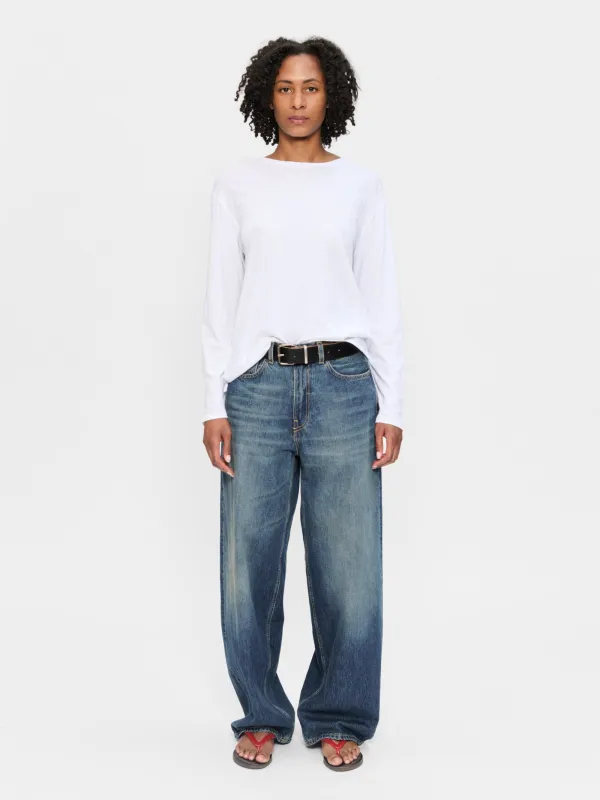 Longsleeve Man T White made by 6397