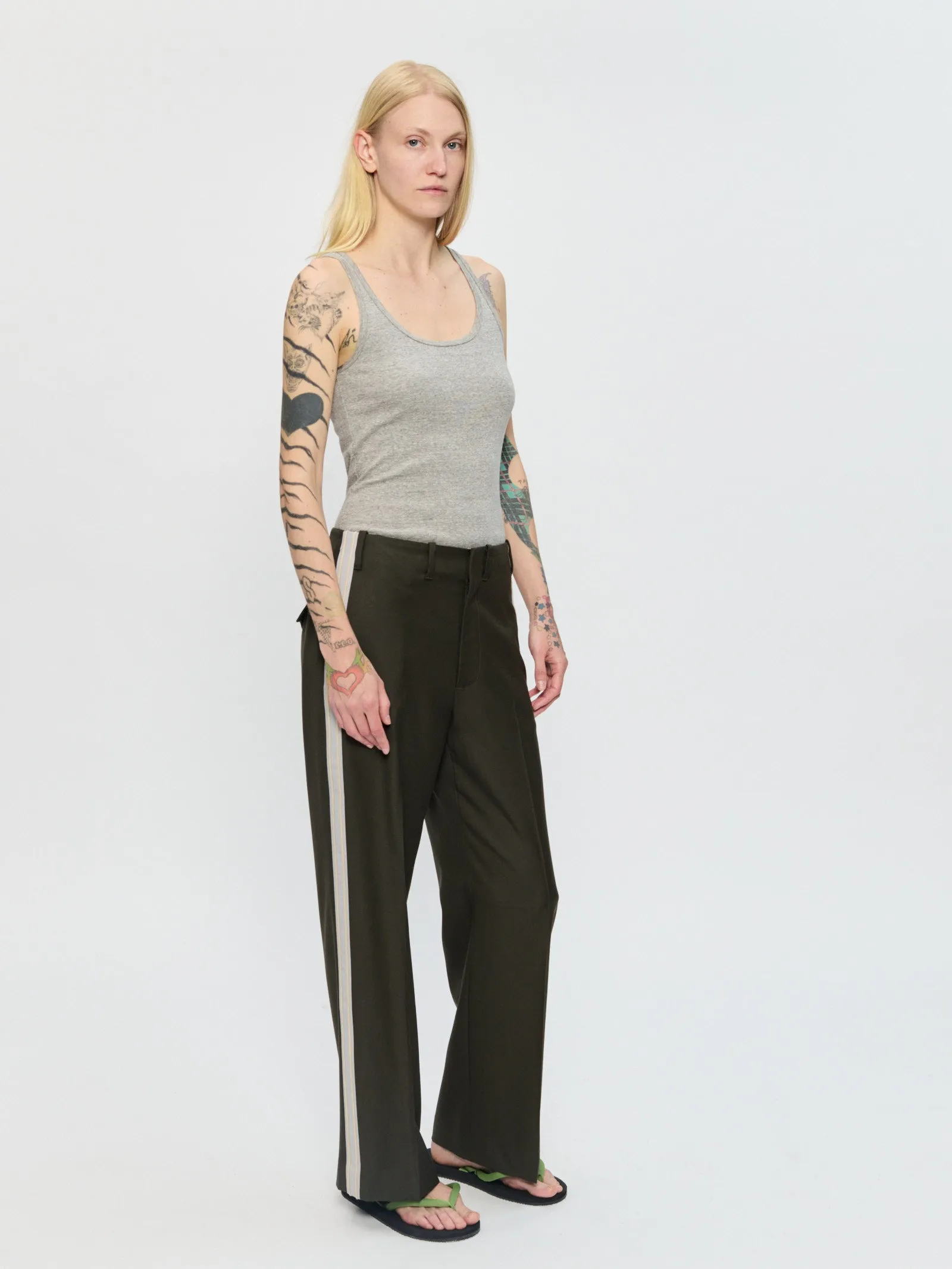 Square Neck Tank in Heather Grey sold by 6397 product image thumbnail 2