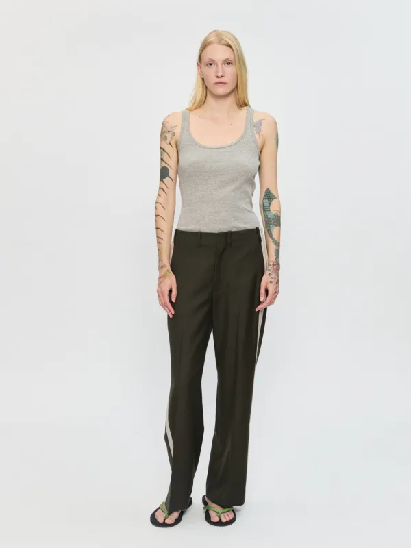 Square Neck Tank in Heather Grey made by 6397