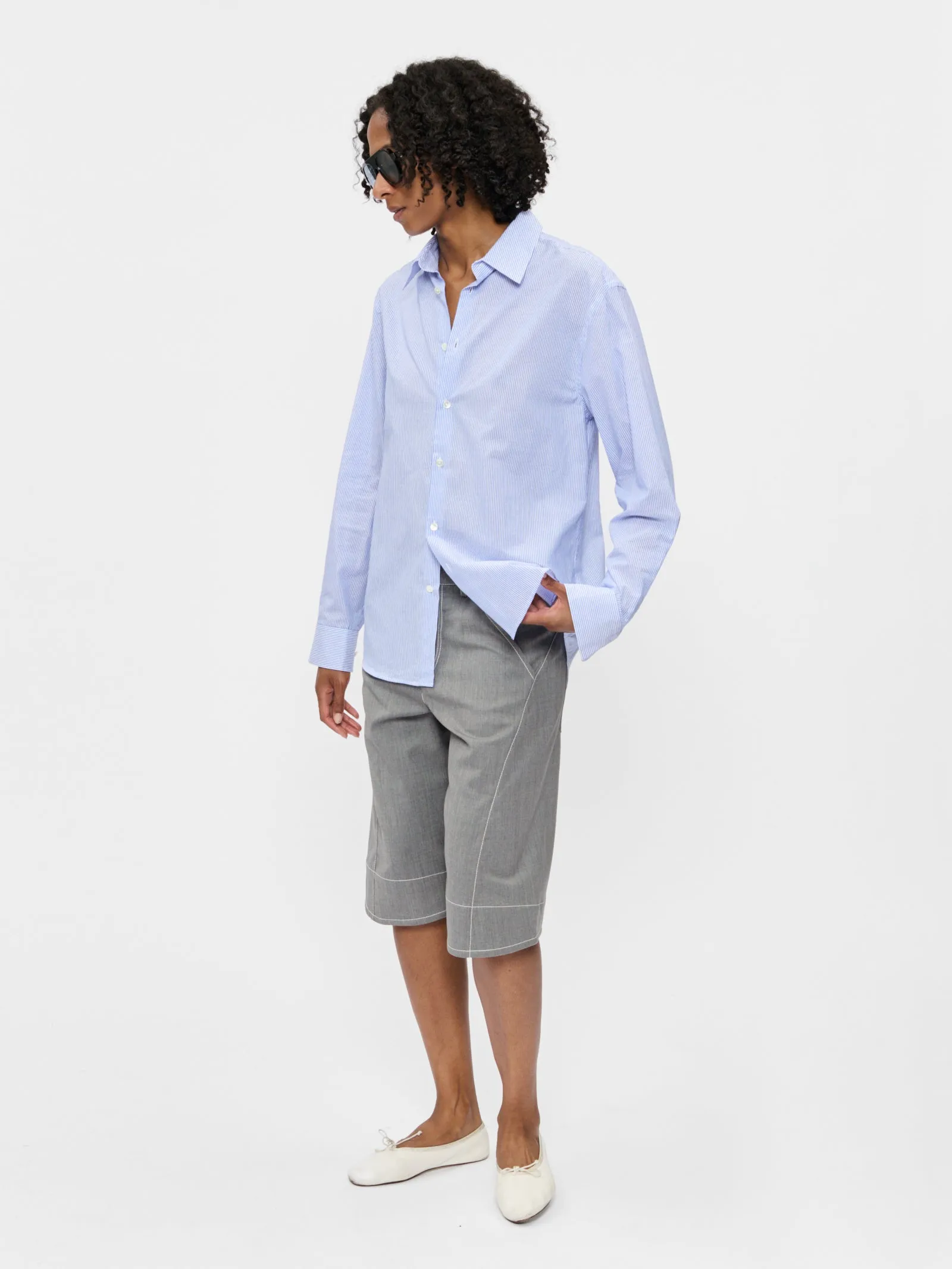 Dress Shirt French Blue Stripe sold by 6397 product image thumbnail 3