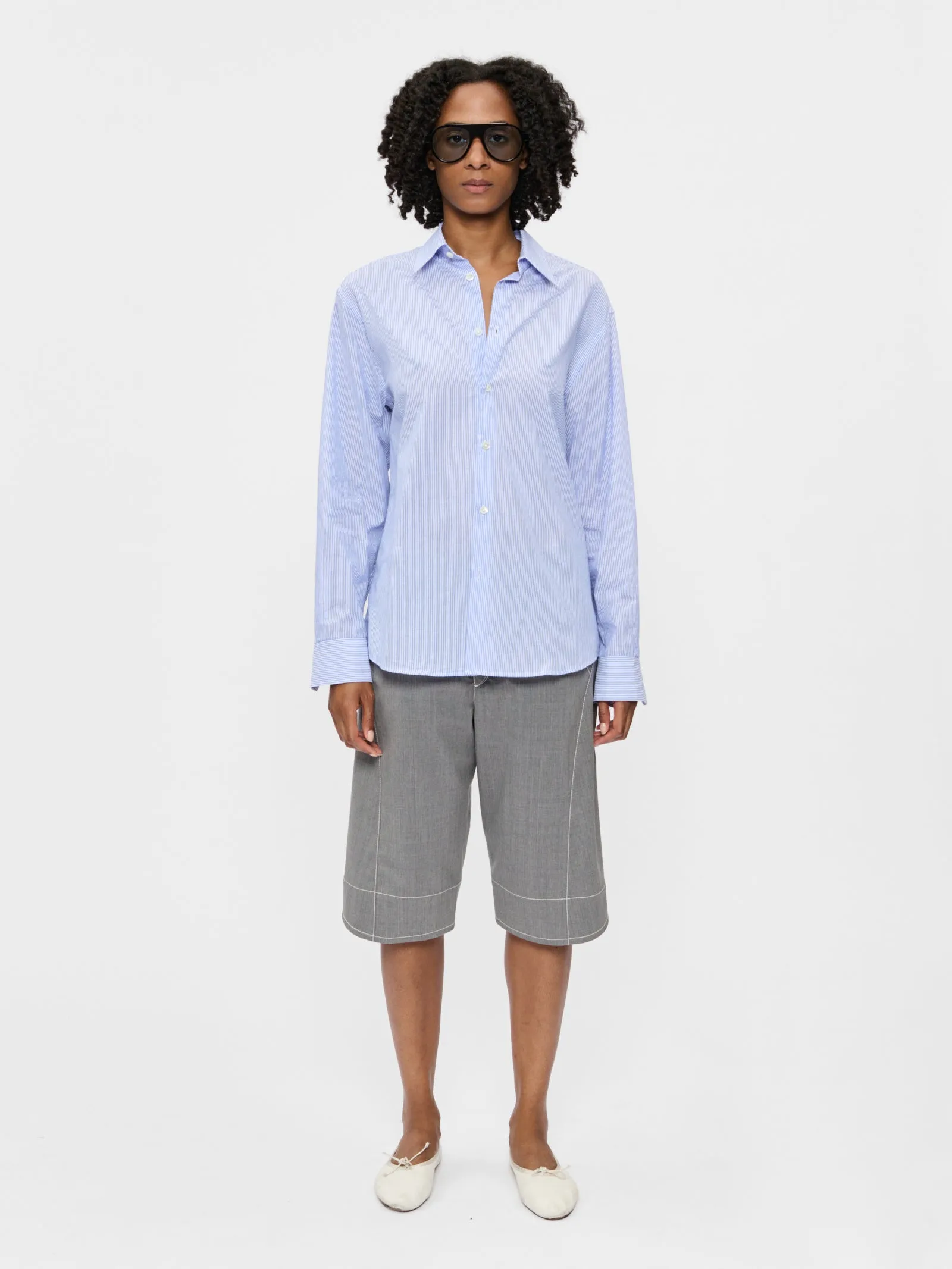 Dress Shirt French Blue Stripe sold by 6397 product image thumbnail 2