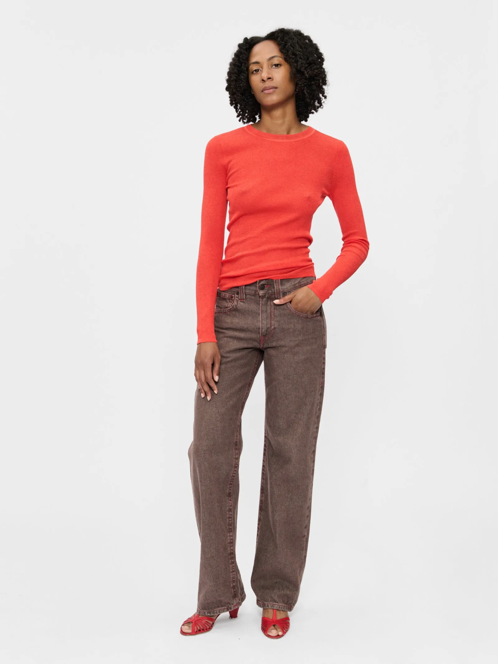 L/S Heirloom T Orange Red sold by 6397 product image thumbnail 2