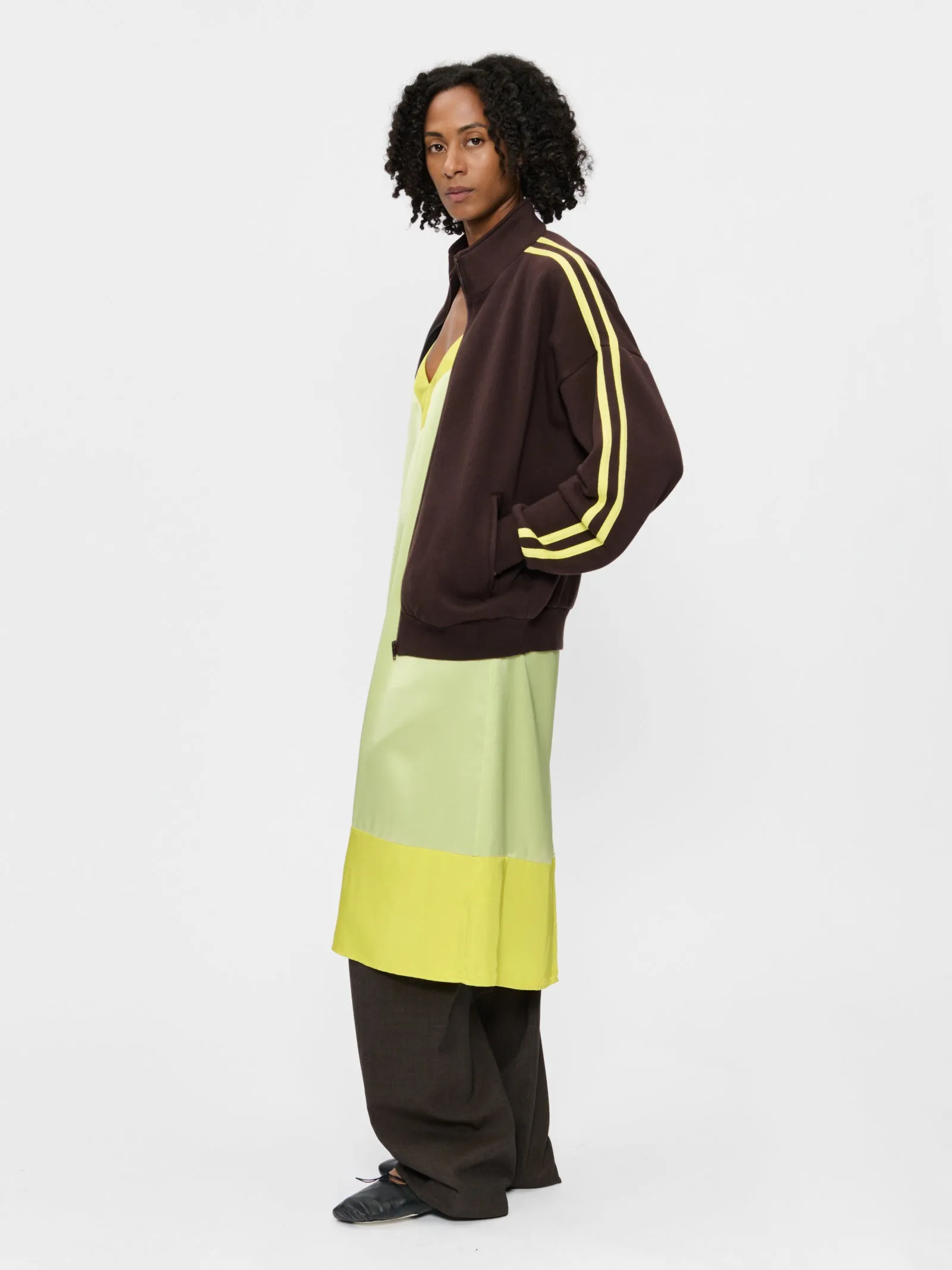 Fleecy Track Zip Up Soil sold by 6397 product image thumbnail 3