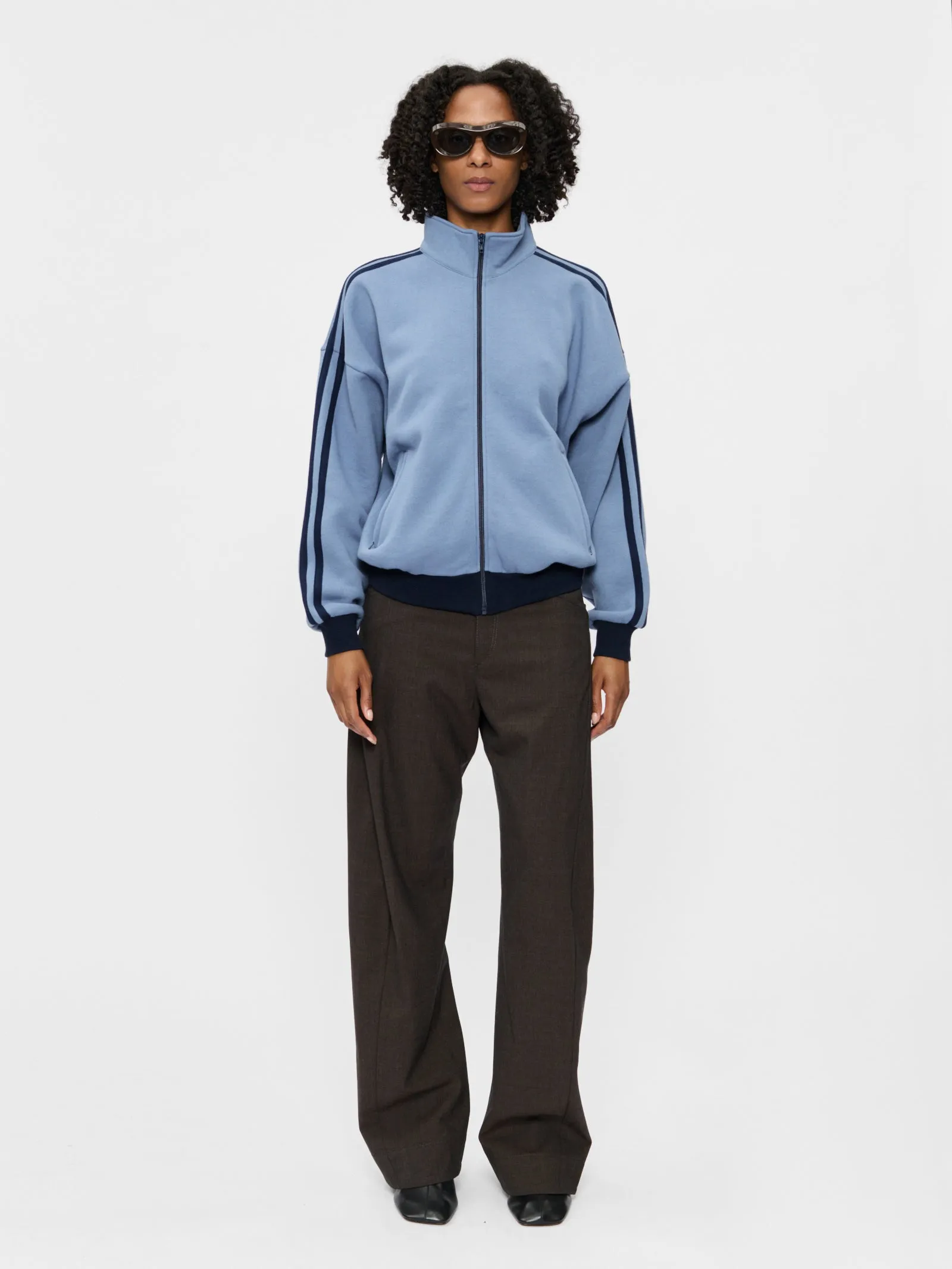 Fleecy Track Zip Up French Blue sold by 6397 product image thumbnail 3