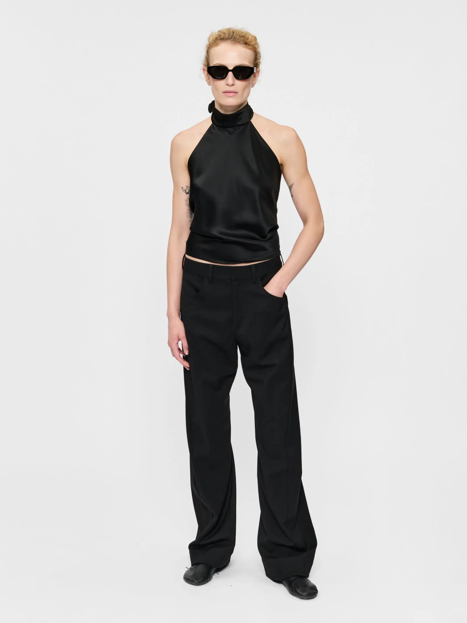 Twisted Seam Trouser Black sold by 6397