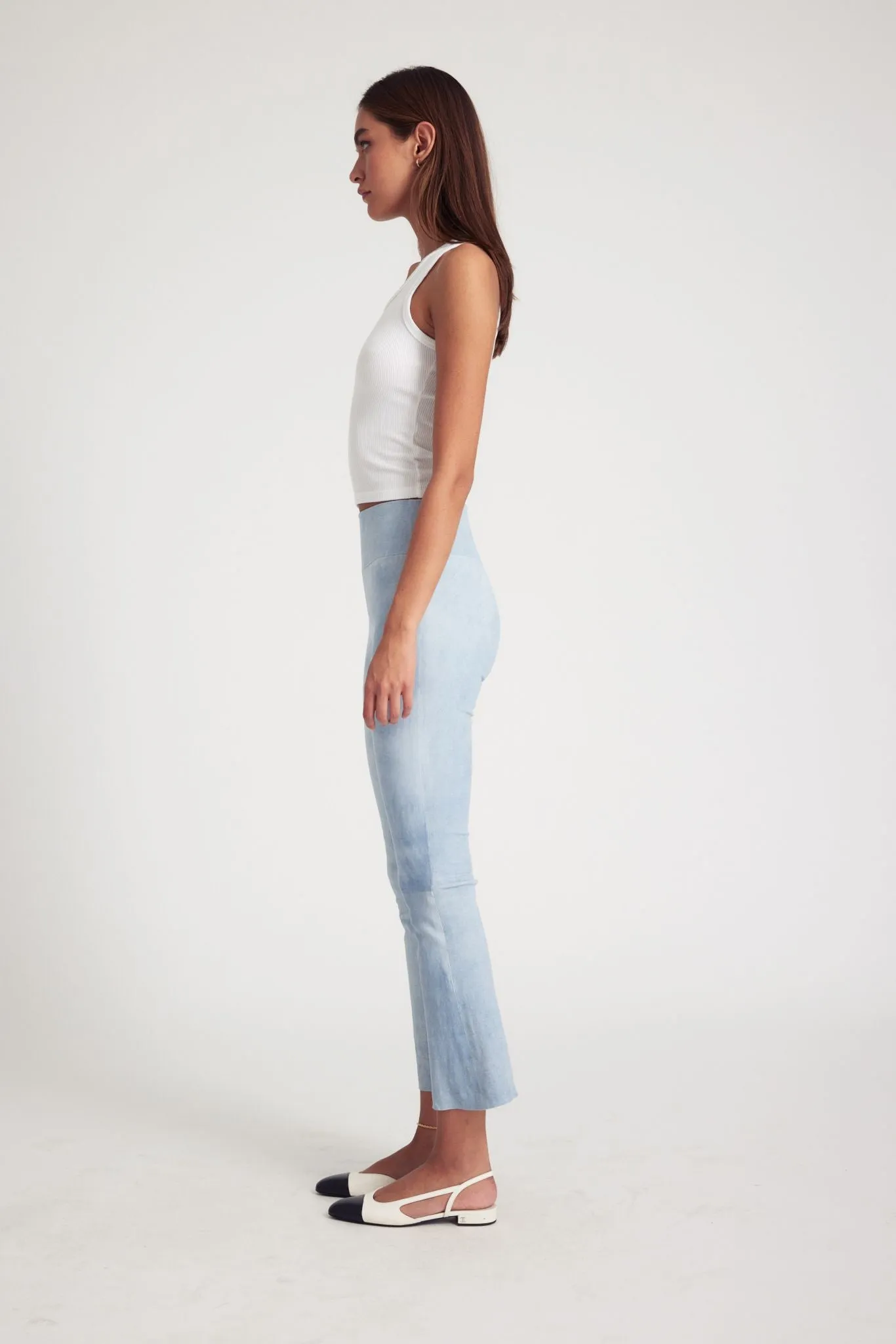 Sky Suede Ankle Flare sold by SPRWMN product image thumbnail 3