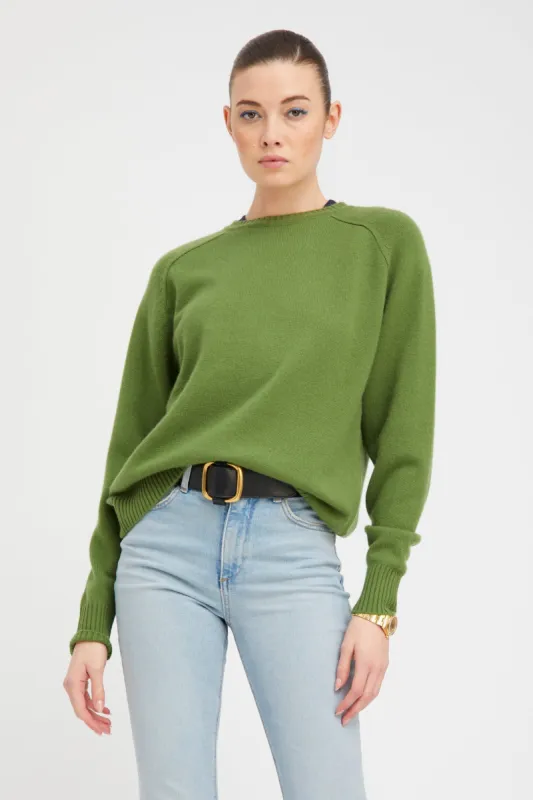 Artichoke Cashmere Boyfriend Sweater sold by SPRWMN