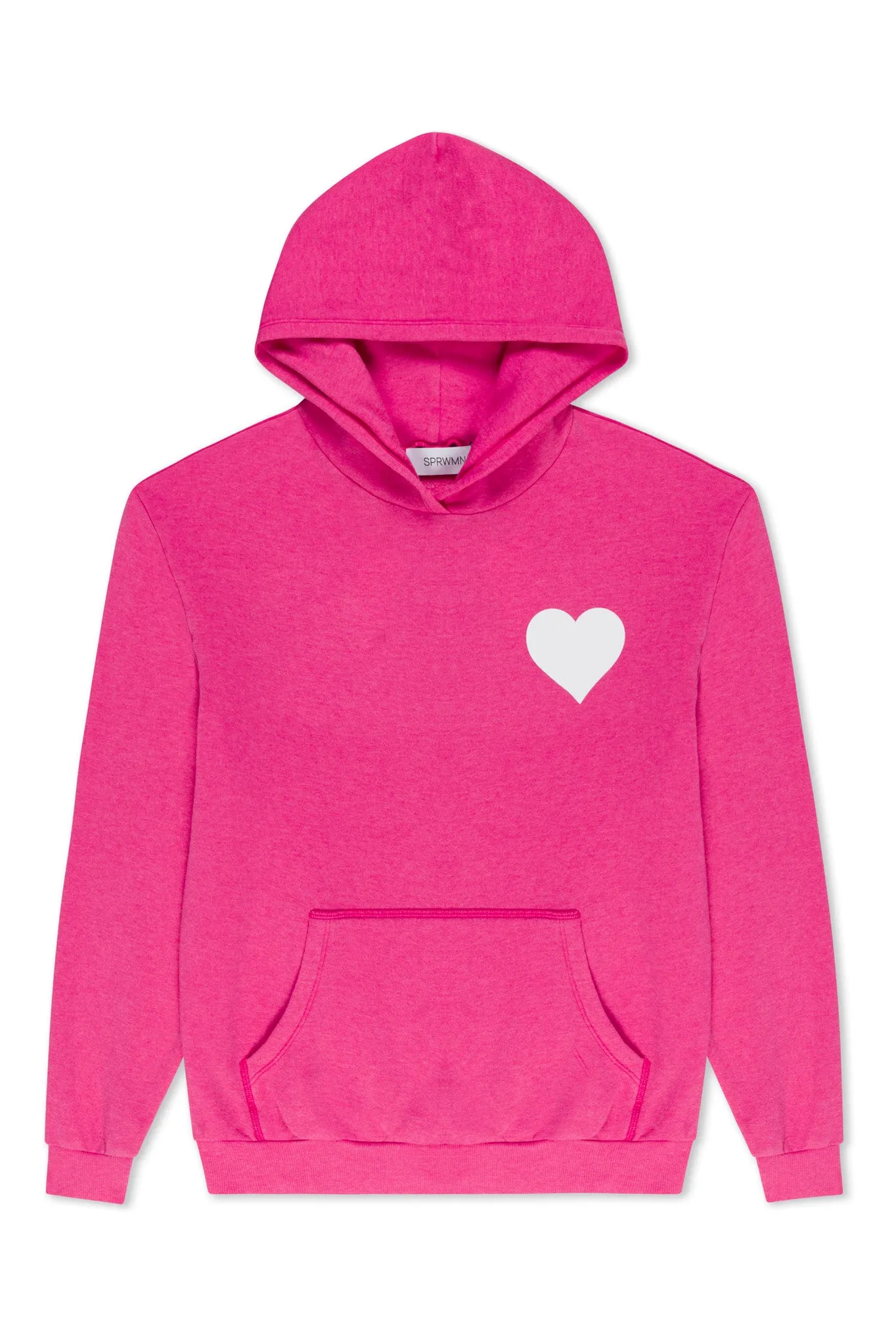 Hot Pink Heart Hoodie sold by SPRWMN product image thumbnail 2