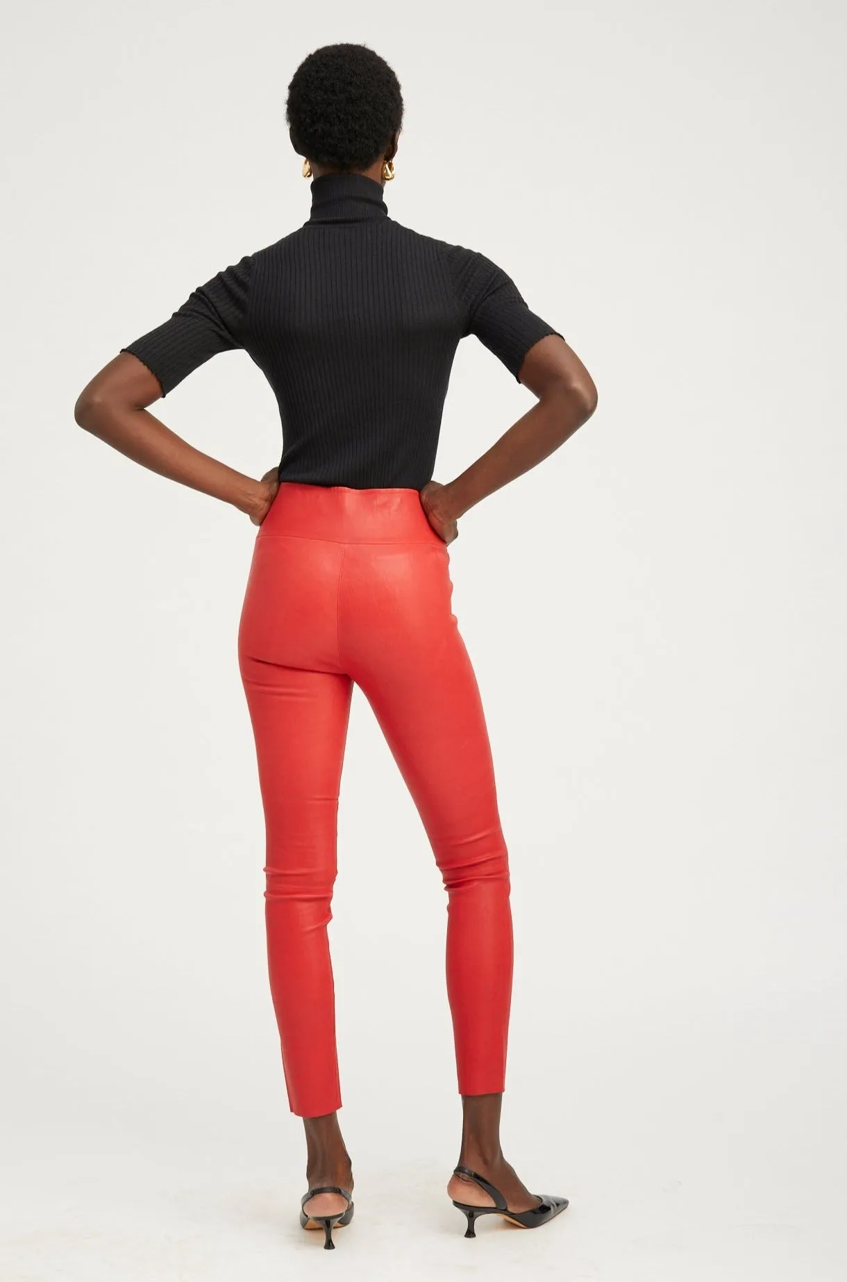 Red Leather Ankle sold by SPRWMN product image thumbnail 5