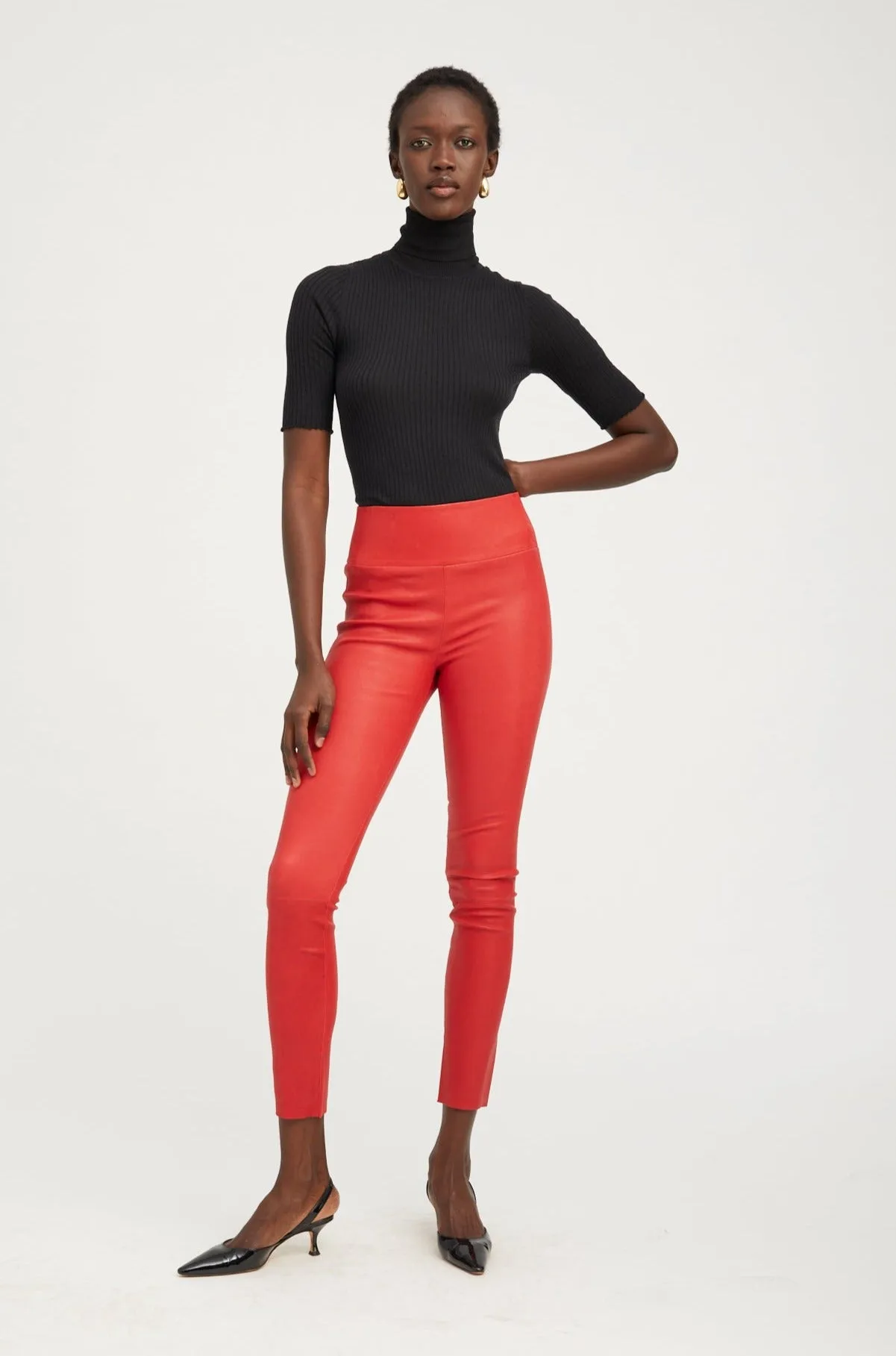 Red Leather Ankle sold by SPRWMN product image thumbnail 3