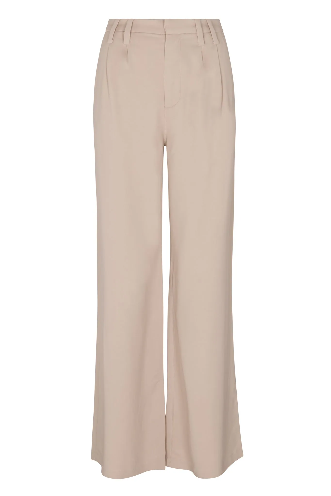 Beige Crepe Pleated Trouser sold by SPRWMN product image thumbnail 2