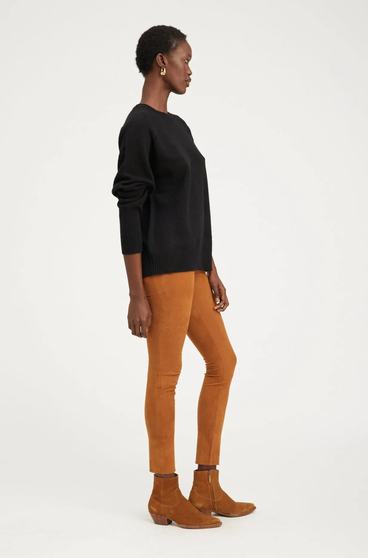 Cognac Suede Ankle sold by SPRWMN product image thumbnail 3