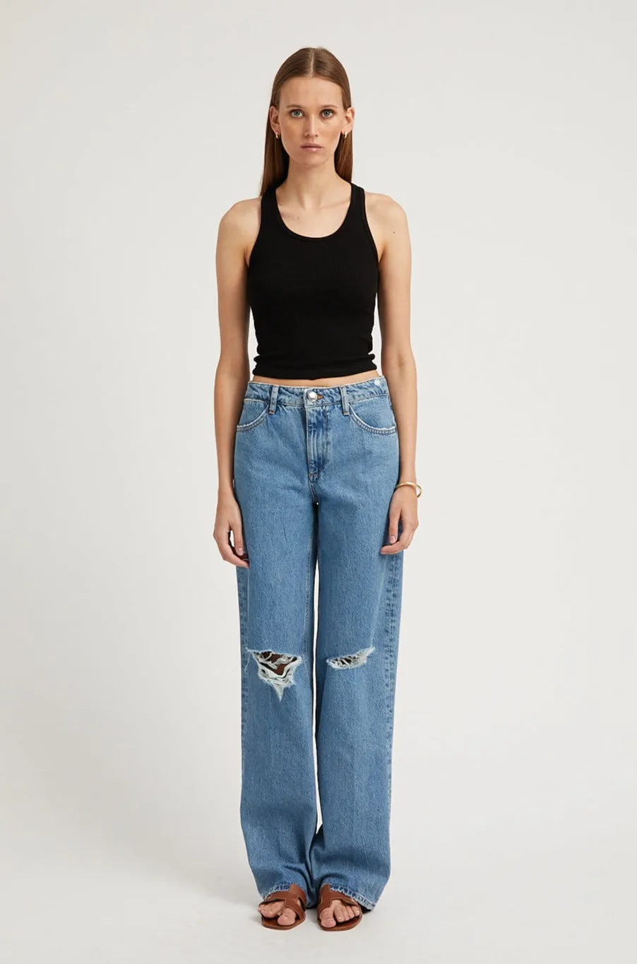 Josephine Distressed Baggy Denim sold by SPRWMN product image thumbnail 3