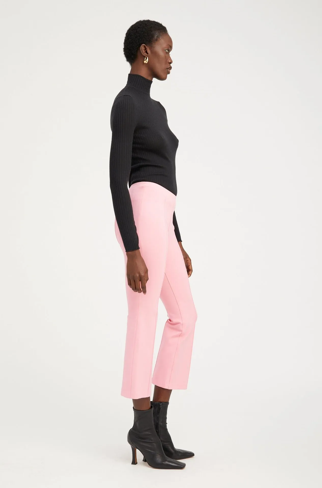 Rose Ankle Flare Pants with Pintucks sold by SPRWMN product image thumbnail 2