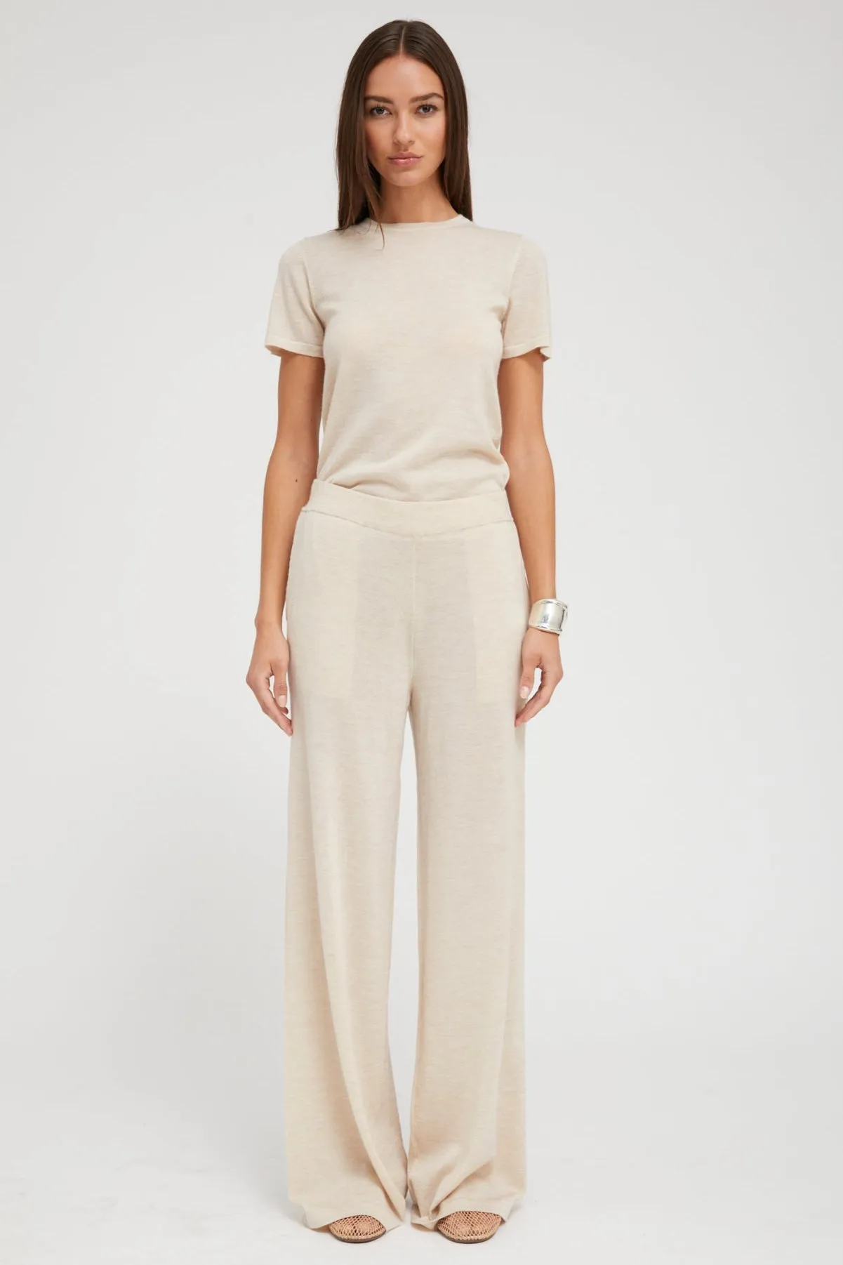 Ultra Fine Cashmere Wide Leg Pants sold by SPRWMN product image thumbnail 2