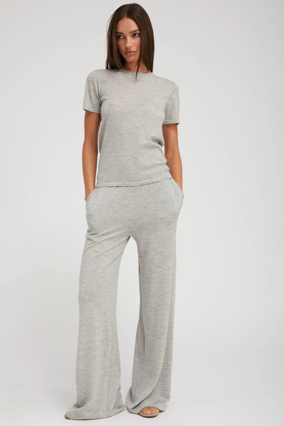 Oxford Ultra Fine Cashmere Tee sold by SPRWMN product image thumbnail 2