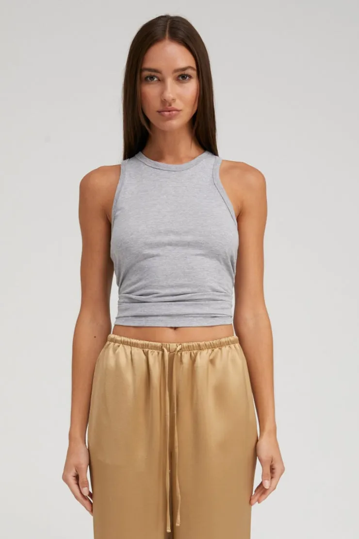 Cotton Racer Tank sold by SPRWMN