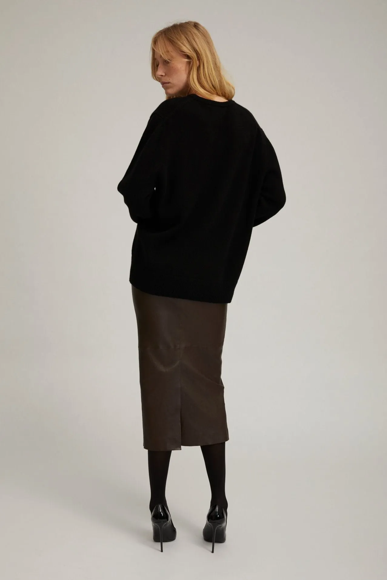 Americano Leather Tube Skirt sold by SPRWMN product image thumbnail 4