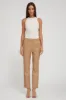 Desert Leather Sophia Pintuck Joggers sold by SPRWMN